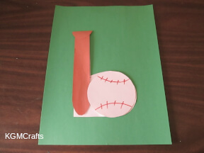 step 3 add the bat and ball