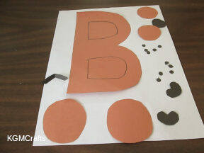 step 1 cut out the bear pieces