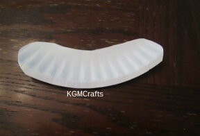 cut a piece of paper plate
