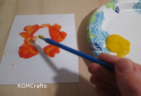 step 5 paint the inside yellow