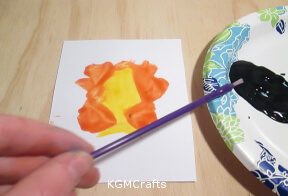 step 11 paint the face on the lion