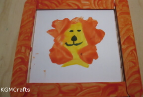 step 12 when dry put the picture in the frame