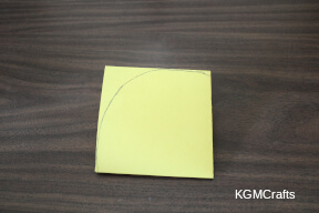 step 2 cut off the corner