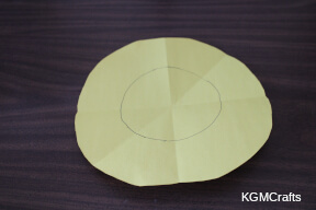 step 4 draw around the brown circle