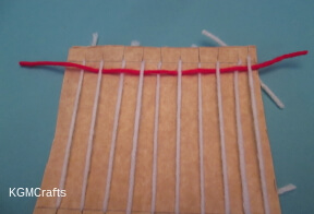 thread yarn over and under