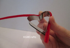 love monster step 1 use a cookie cutter to make the arms