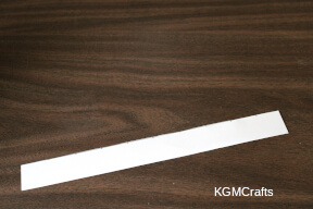 cut a strip of white paper step 4