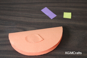 cut a circle, tear shape, rectangle, and square paper quail step 1