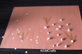 add tissue and or paper circles step 2