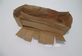 step 3 cut the sides so you can weave