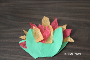 add more tissue paper burning bush step 6