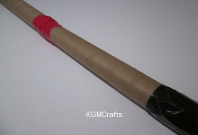 staff step 1 tape paper rolls together