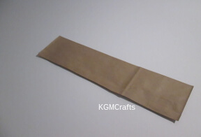 step 7 cut bag in half