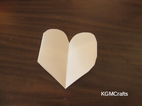 cut out the heart shape