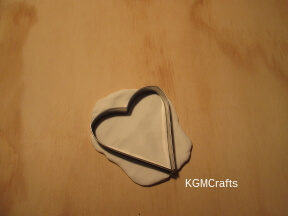 make your clay hearts mother's day dish step 1
