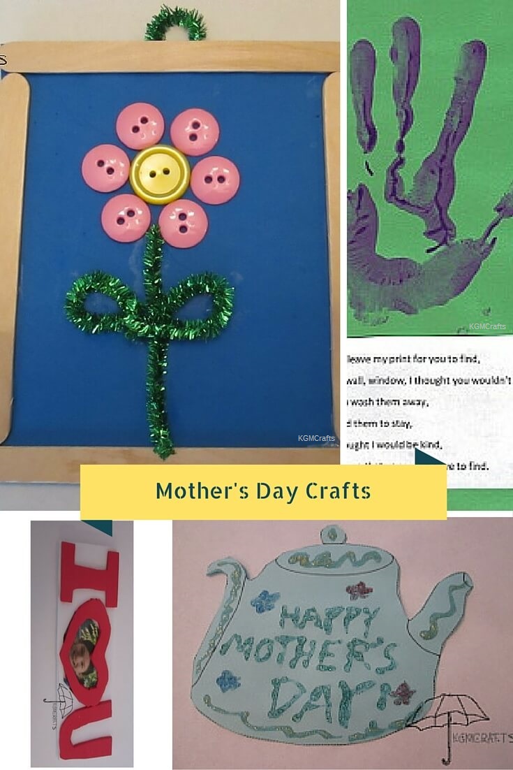 make a picture, card, or magnet Mother's Day Crafts