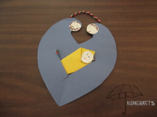 heart-shaped nativity