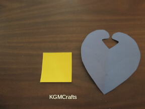 cut a piece of paper for the blanket