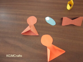 fold the ends to the back