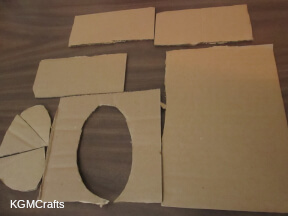 cut your cardboard pieces
