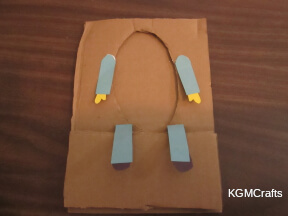 glue the arms and legs on