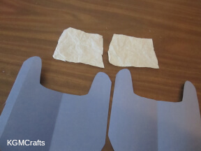 cut tissue for the water