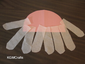 glue the arms to the back