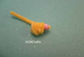 wrap pipe cleaner around spool