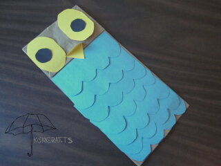 paper bag owl