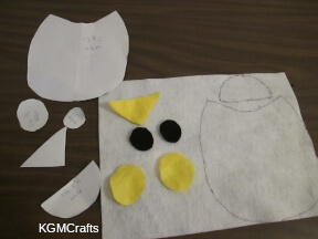 cut out your felt pieces