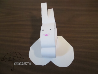 paper ring bunny