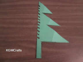 cut rectangles on the fold