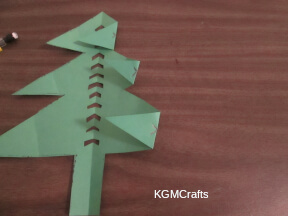 fold the sides of the tree