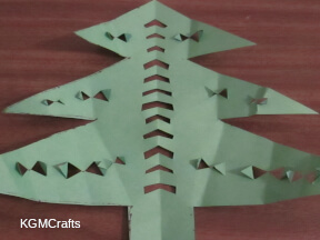 open up the cuts on the sides