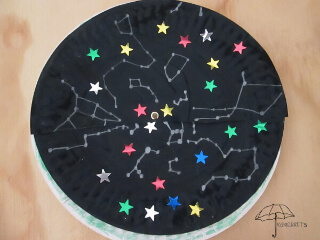 the night sky night sky paper plate craft for kids