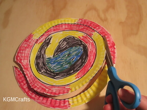 step 2 cut around the spiral