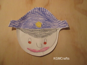 police officer step 2 cut and color your officer