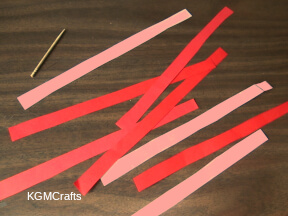 make your quilling strips