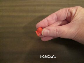 glue the end of the coil