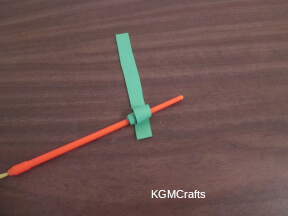 roll one end to the fold