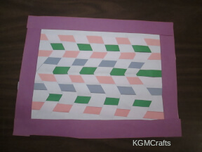 make a boarder for your placemat