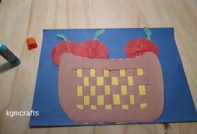 glue some under the basket