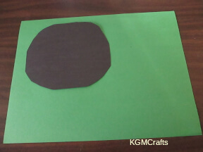 treasure step 1 cut a piece of black paper