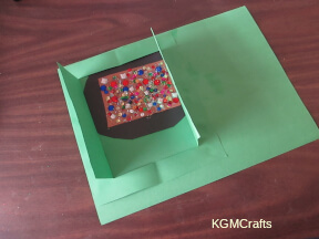 step 6 glue over your treasure