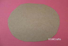 step 1 cut a circle of cardboard