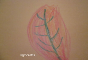 add the leaf's vanes