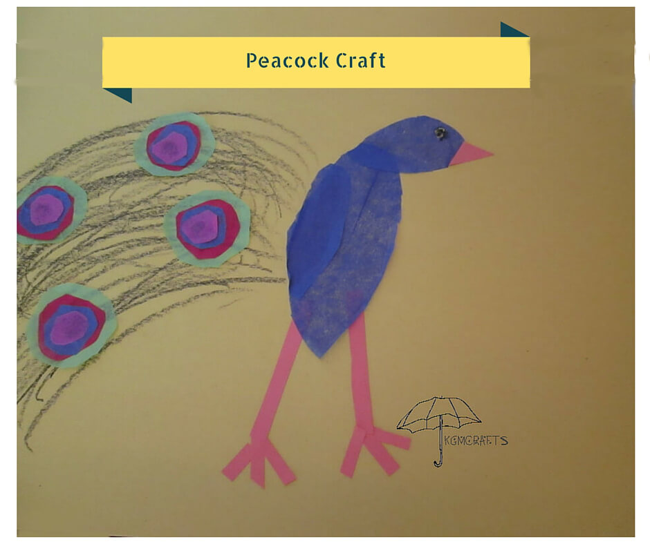 peacock craft for kids