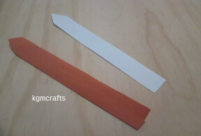 step 2 cut a piece of cardstock