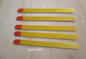 color your craft sticks