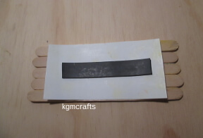step 5 add cardboard and magnet